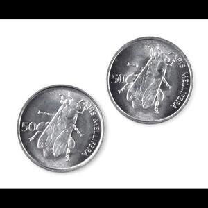 Slovenia Coin Cufflinks